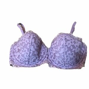 Victoria Secrets Lilac Lined Balconet Bra 32 DD